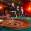 Group of young people playing roulette